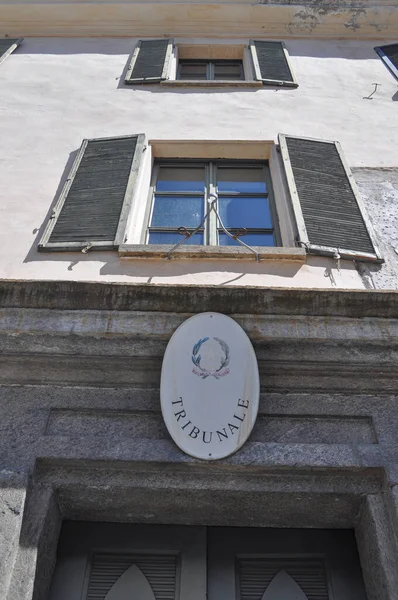 Tribunale Translation Court Susa Piedmont Italy — Stock Photo, Image