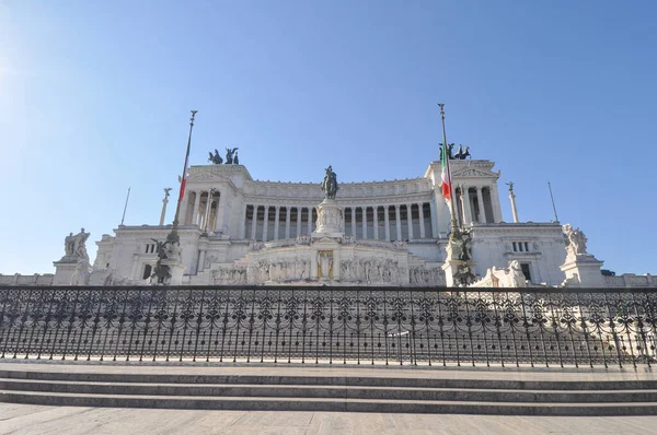 Altare Della Patria Translation Altar Fatherland Aka Vittoriano Monumento Nazionale — Stock Photo, Image