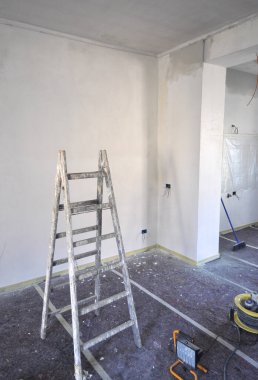 İnşaat işleri için inşaat alanı.