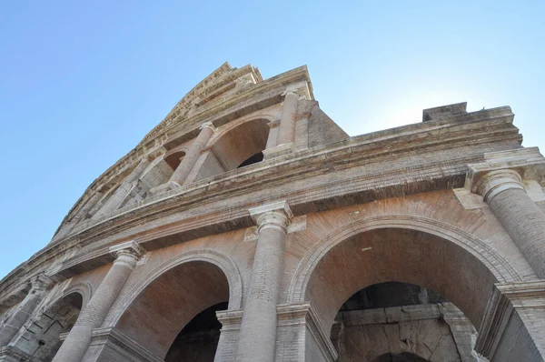 Coliseu Colosseo Aka Coliseu Roma Itália — Fotografia de Stock