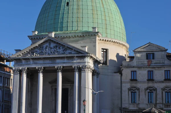 San Simeone Piccolo Aka San Simeone Giuda Kyrkan Venedig Italien — Stockfoto