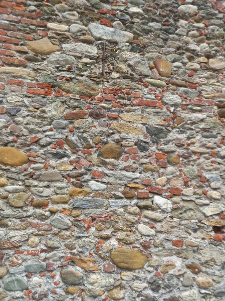 Ancient Brick Stone Wall Useful Background — Stock Photo, Image