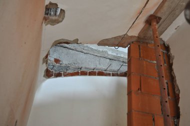 İnşaat işleri için inşaat alanı.