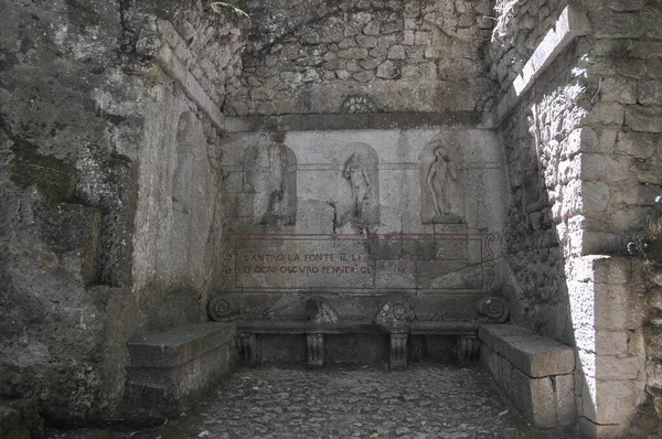 Holy Grove Namı Diğer Canavarlar Parkı Yüzyılda Bomarzo Talya Inşa — Stok fotoğraf