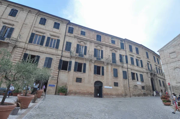 Recanati Italie Circa Août 2020 Casa Leopardi Maison Poète Giacomo — Photo