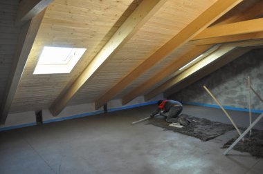 İnşaat işleri için inşaat alanı.