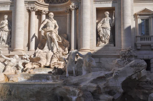 Fontana Trevi Fontana Trevi Roma Italia —  Fotos de Stock