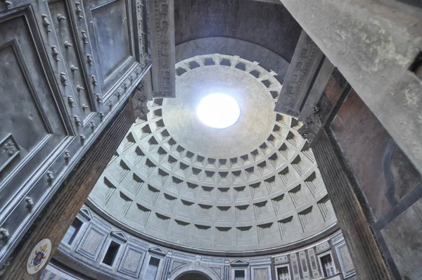 Roma Itália Circa Agosto 2020 Panteão Templo Romano Antigo Para — Fotografia de Stock