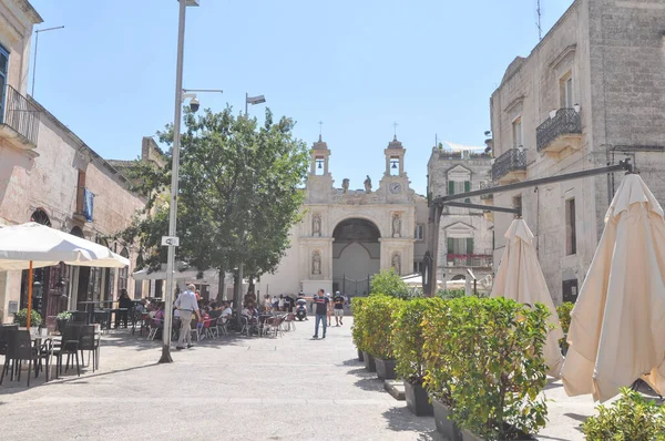 Matera Itália Circa Agosto 2020 Vista Cidade — Fotografia de Stock