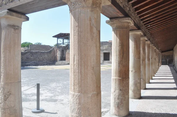 Rovine Del Sito Archeologico Dell Antica Città Romana Pompei Sepolte — Foto Stock