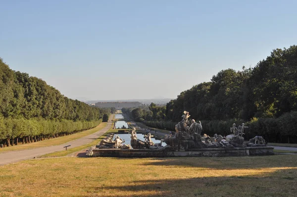 Jardines Fuentes Del Palacio Real Caserta Italia —  Fotos de Stock