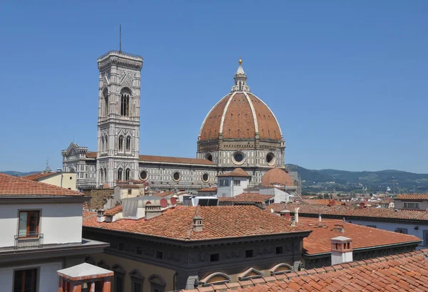 Catedrala Din Florența Numită Duomo Firenze Sau Basilica Santa Maria — Fotografie, imagine de stoc