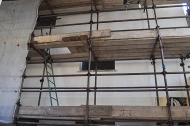 İnşaat işleri için inşaat alanı.