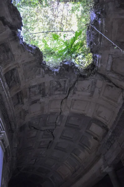 Anglická Zahrada Královském Paláci Alias Reggia Casertě Itálie — Stock fotografie