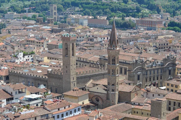 Luchtfoto Van Stad Van Florentie Italië — Stockfoto