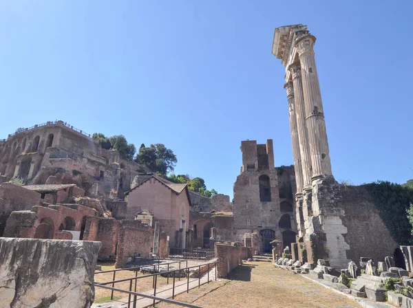 Romjai Római Fórum Aka Foro Romano Róma Olaszország — Stock Fotó