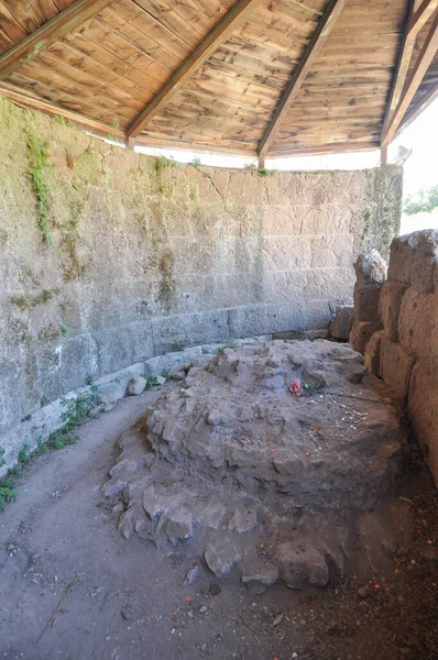 Kalıntıları Roma Forumu Aka Foro Romano Roma Talya — Stok fotoğraf