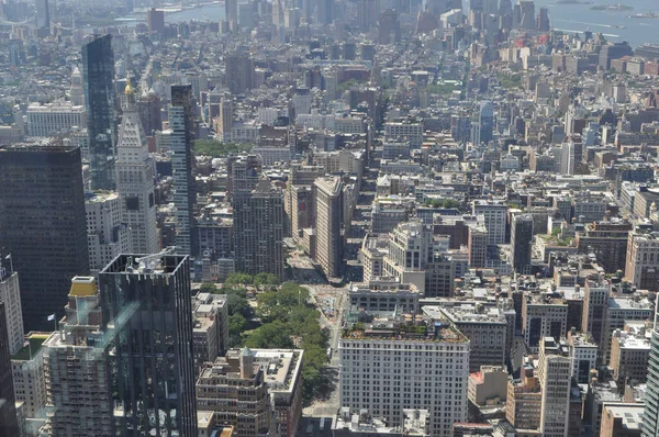 Aerial View City New York Usa — Stock Photo, Image