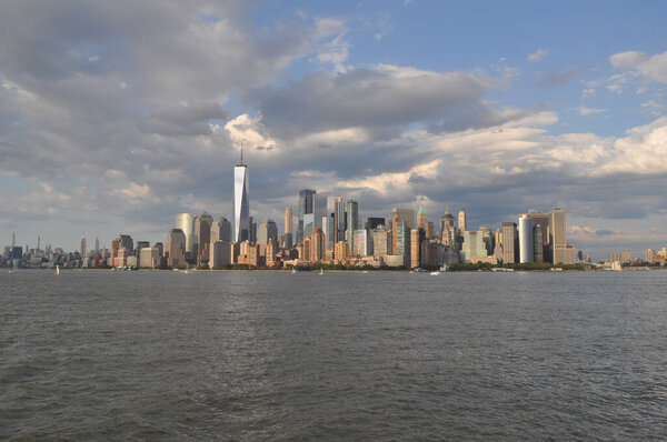 Manhattan skyscrapers skyline in New York, USA