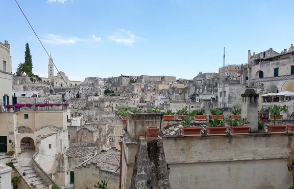 Άποψη Της Πόλης Της Matera Ιταλία — Φωτογραφία Αρχείου