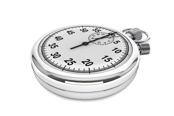 Silver modern Stopwatch — Stock Photo, Image