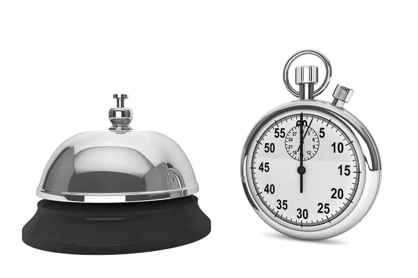 StopWatch with service bell — Stock Photo, Image