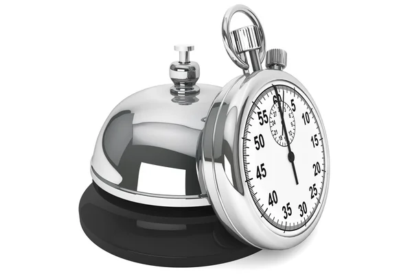 StopWatch con campana de servicio — Foto de Stock