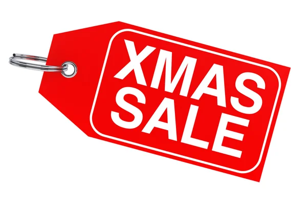 Christmas sale tag — Stock Photo, Image