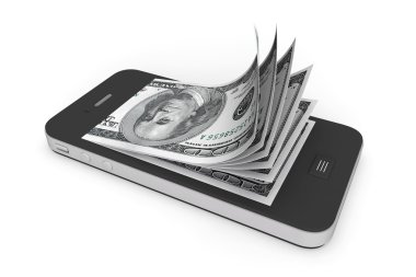 para içinde hareket eden telefon