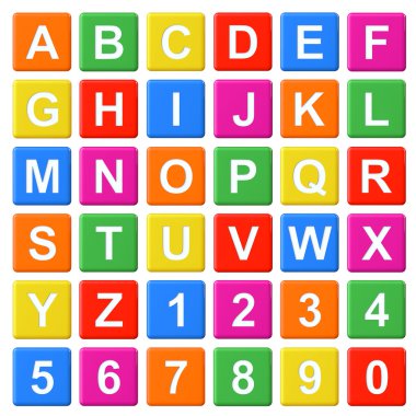 Alphabet Baby Blocks clipart