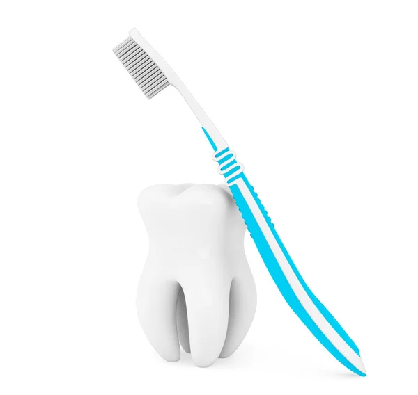 Toothbrush and tooth — Stock Photo, Image