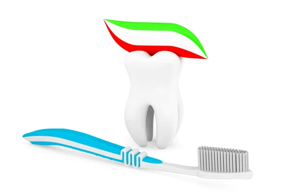 Toothbrush with Paste — Stock Photo, Image