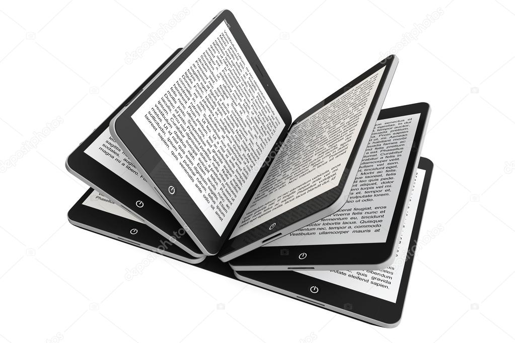Tablet PC as Book pages