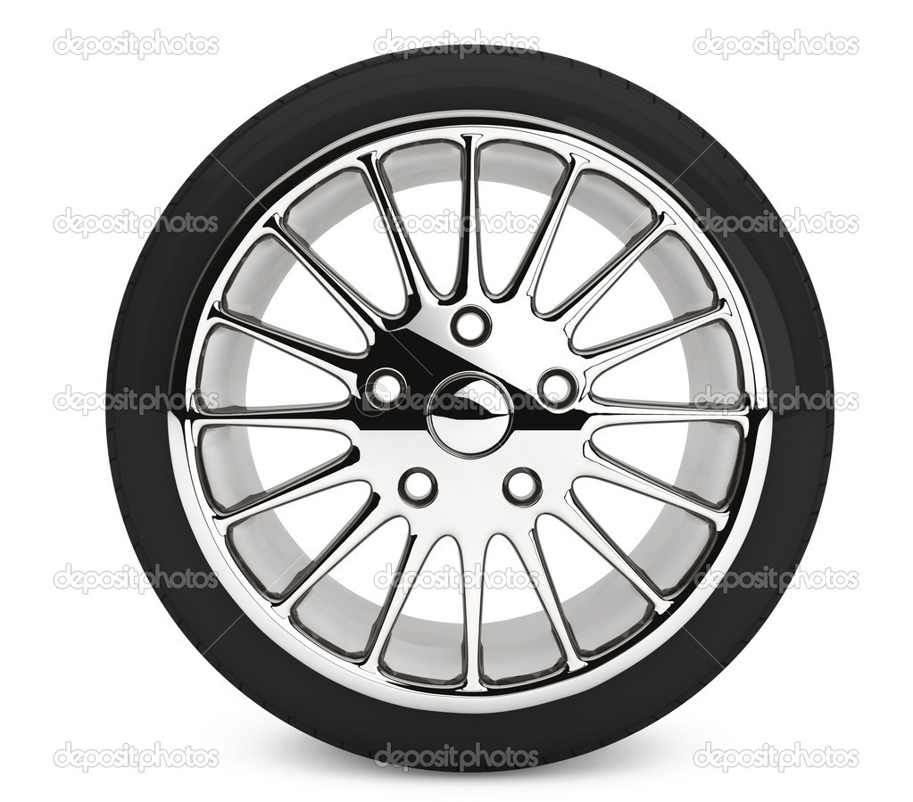 Wheel with steel rim