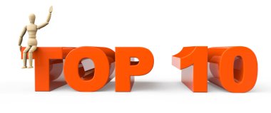 kukla ile Top 10 işareti