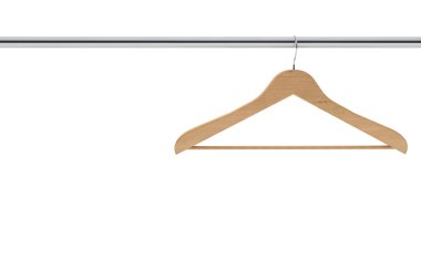 ahşap elbise askısı