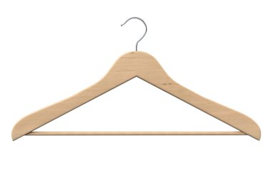 ahşap elbise askısı