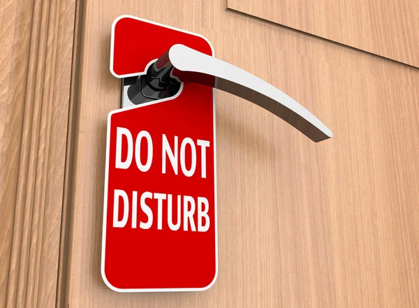 Do not disturb sign — Stock Photo, Image