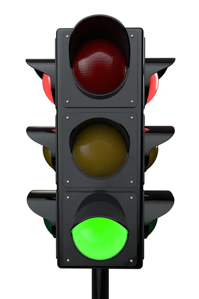 3d render semáforos — Fotografia de Stock