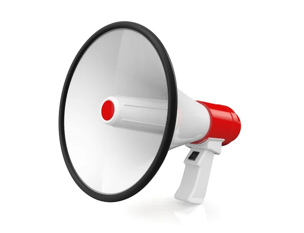 Red Retro megaphone — Stock Photo, Image