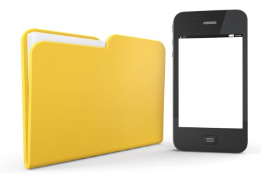 hareket eden telefon ile klasör