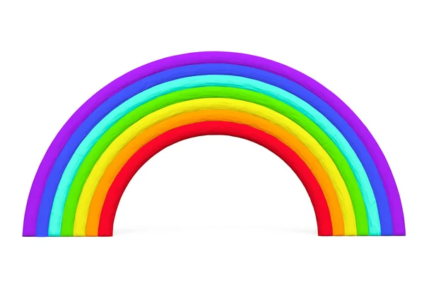 Brinquedo colorido arco-íris plasticina — Fotografia de Stock