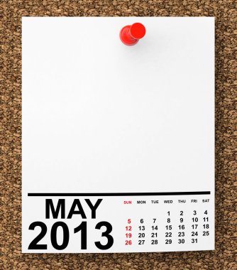 takvimi 2013 Mayıs