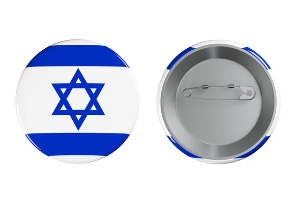 Insignias con bandera de Israel — Foto de Stock