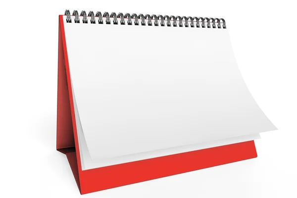 Desk Blank Calendar — Stock Photo, Image