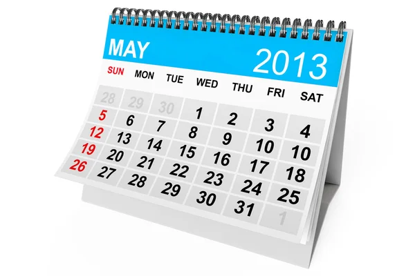 Kalender kan 2013 — Stockfoto
