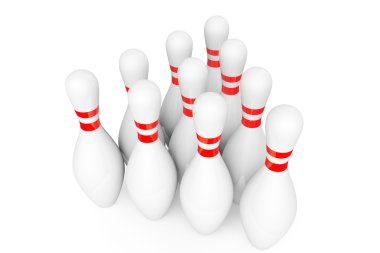 On bowling pin