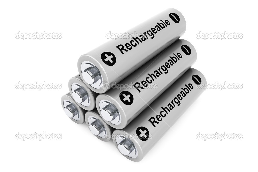 Stack of rechargeable batteries