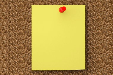 Not kağıdı cork board istiyorsun