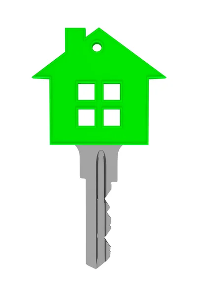 Green house with key — Stock Photo, Image